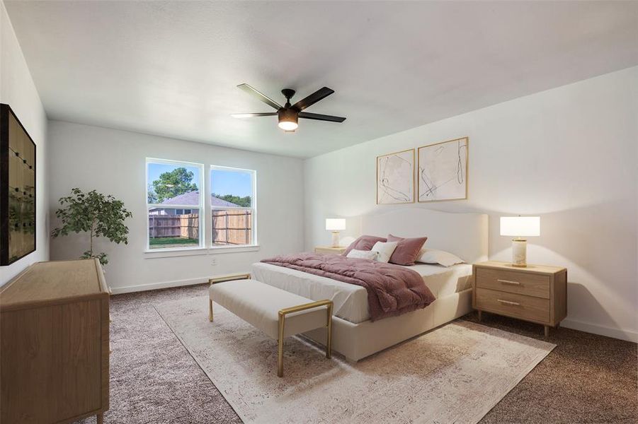 Furnished interior view inside a new home in , Terrell (Image 6).