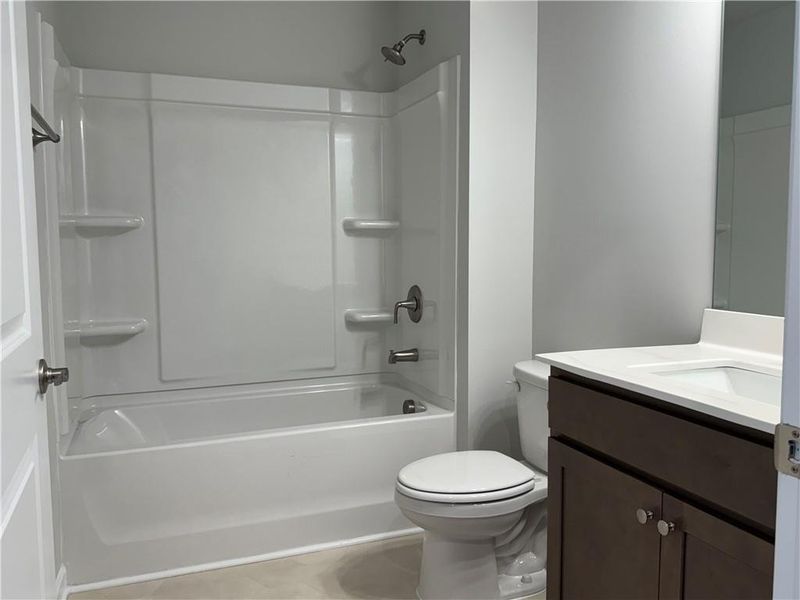 Furnished interior view inside a new home in Silver Leaf, Dawsonville (Image 9).