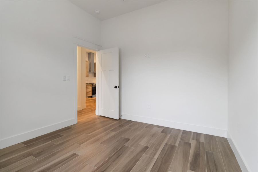 Third bedroom facing front of home Third bedroom facing front of home