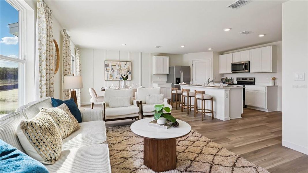 Furnished interior view inside a new home in Fletcher Trace, Alachua (Image 13). Furnished interior view inside a new home in Fletcher Trace, Alachua (Image 13).