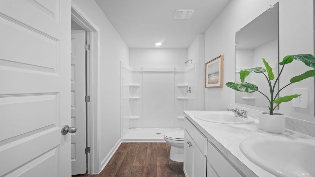 Furnished interior view inside a new home in Rice Hope, Port Wentworth (Image 17). Furnished interior view inside a new home in Rice Hope, Port Wentworth (Image 17).