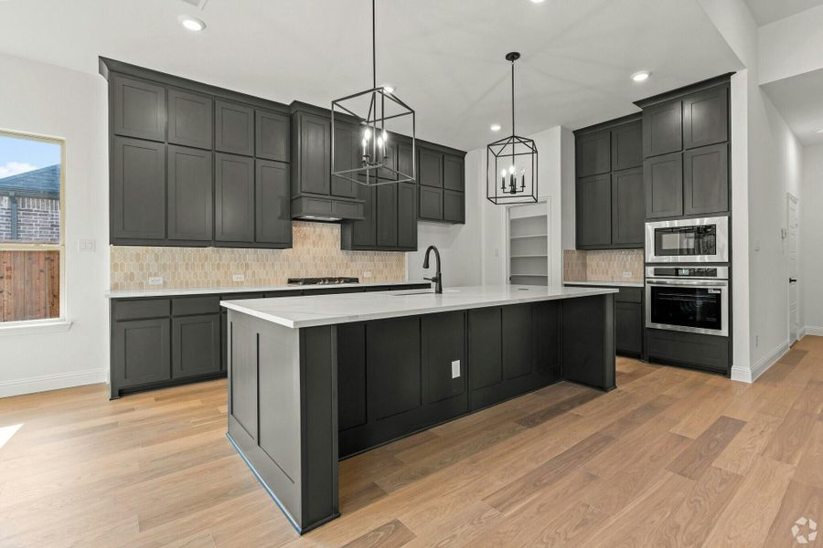 Representative furnished interior of a home built from the Bowie by Kindred Homes in Park Trails, Forney (Image 4).