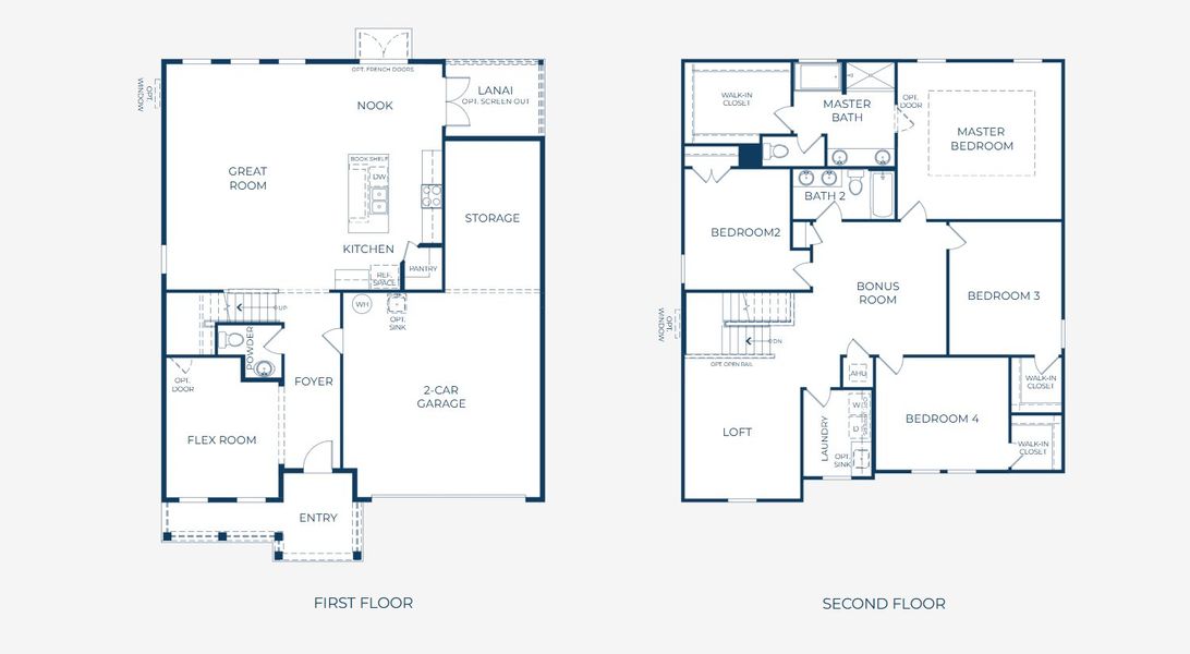 2D floor plan layout for the Carlisle by Maronda Homes in Bella Estates, Plant City, FL (Image 5). 2D floor plan layout for the Carlisle by Maronda Homes in Bella Estates, Plant City, FL (Image 5).