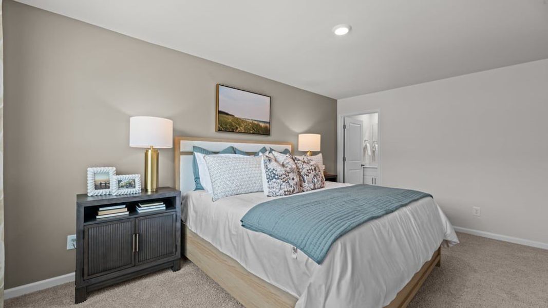 Furnished interior view inside a new home in Clock Road Townhomes, New Bern (Image 17).