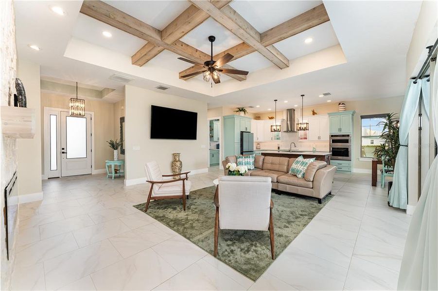 Furnished interior view inside a new home in , Auburndale (Image 17).