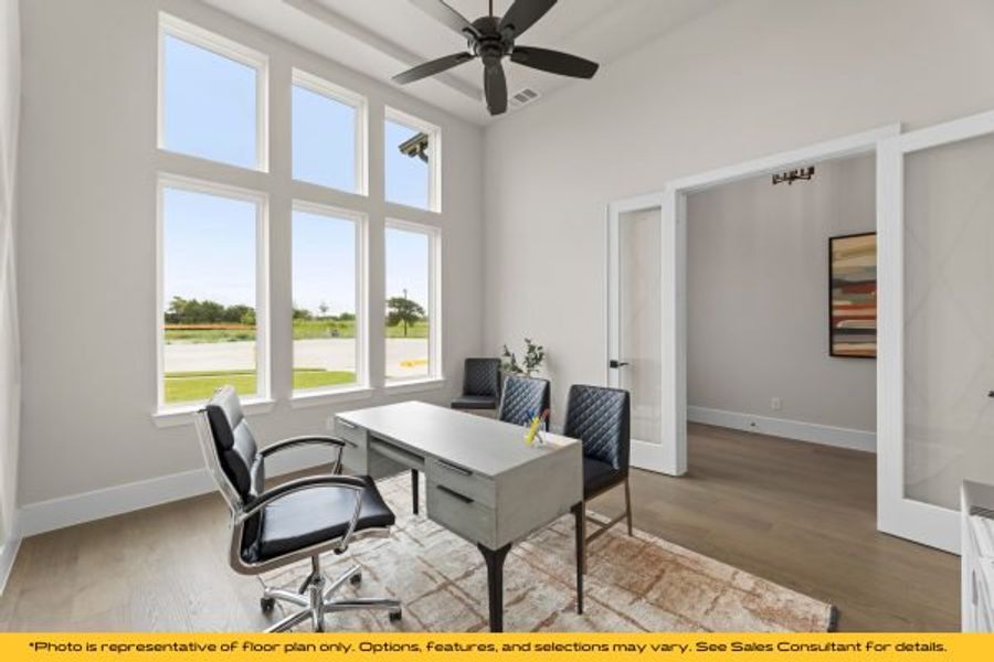 Representative furnished interior of a home built from the Belize by Stonefield Homes in Heath Golf and Yacht Club, Rockwall (Image 32).