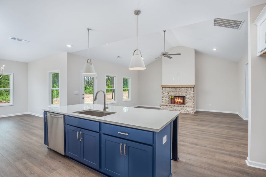 Furnished interior view inside a new home in Stewart Estates, Meansville (Image 7).