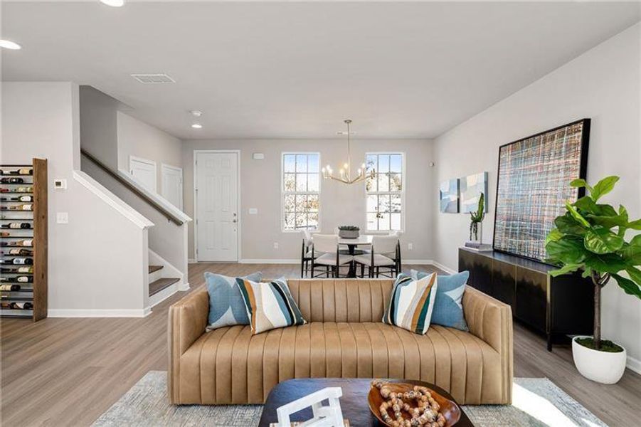 Furnished interior view inside a new home in Harmony, Auburn (Image 38).