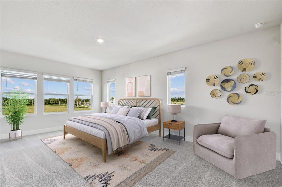 Furnished interior view inside a new home in North River Ranch – Townhomes, Parrish (Image 13).