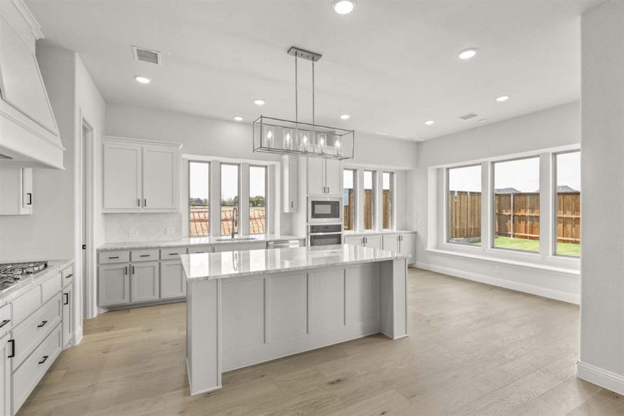 Furnished interior view inside a new home in Nelson Lake, Rockwall (Image 4).