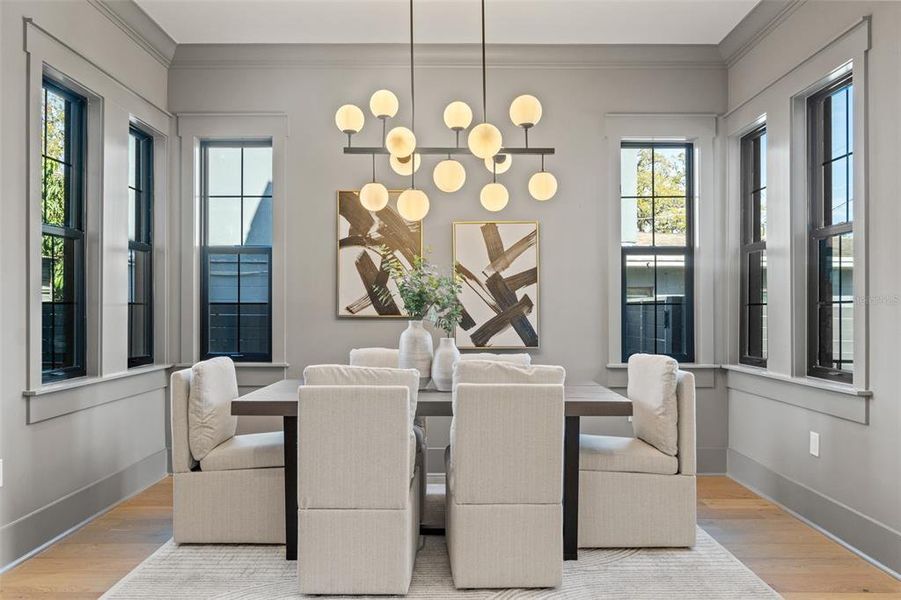 Furnished interior view inside a new home in , Tampa (Image 40).