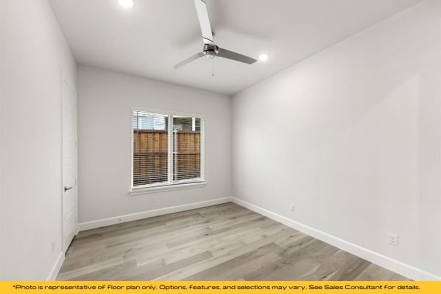 Representative unfurnished interior of a home built from the The Catalina by Stonefield Homes in The Highlands, Rockwall (Image 117).