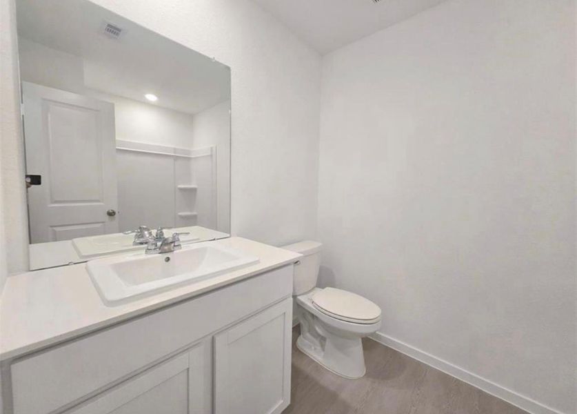 Furnished interior view inside a new home in The Grand Prairie: Cottage Collection, Hockley (Image 8).