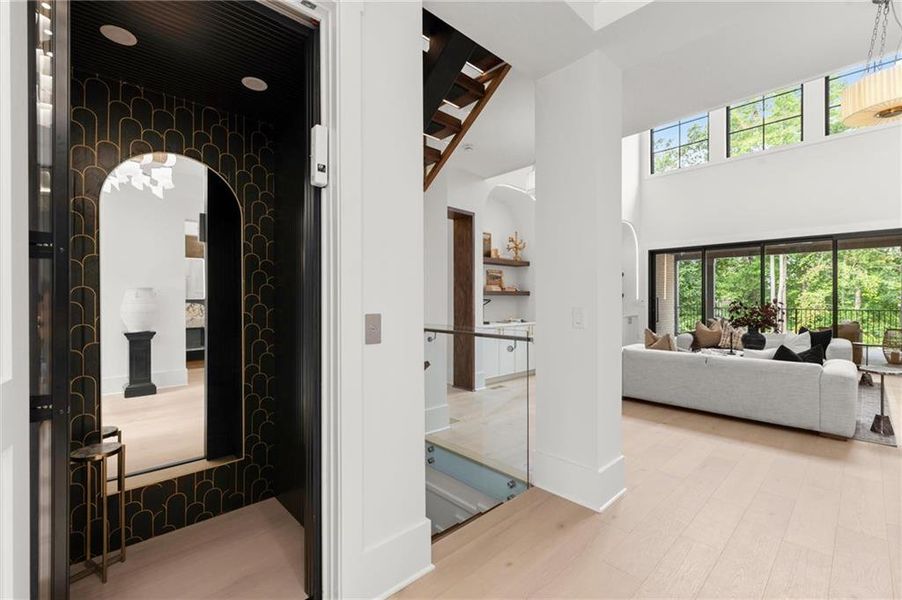 Furnished interior view inside a new home in , Alpharetta (Image 15).