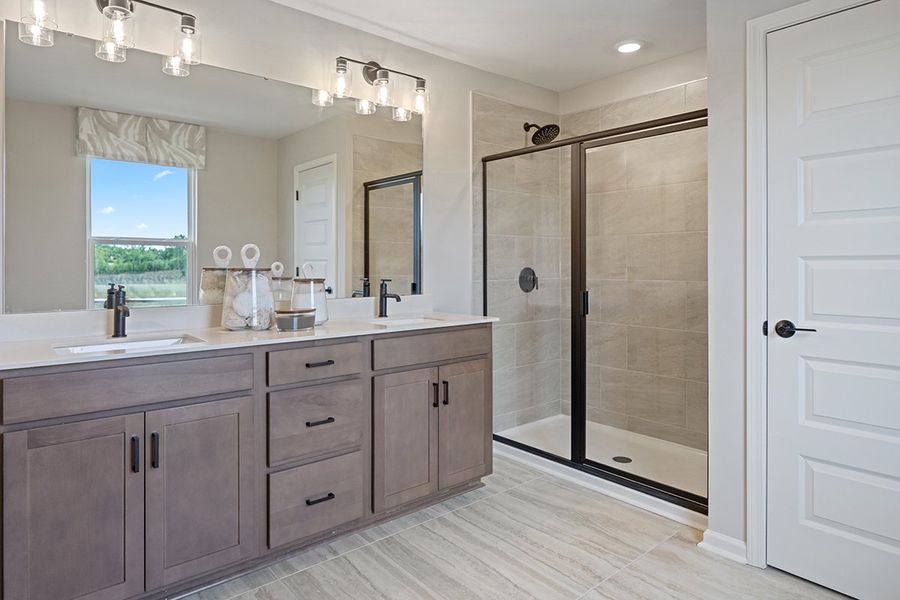 Representative furnished interior of a home built from the 2338 Modeled by KB Home in Cottages at Clovis Point, Kings Mountain (Image 14).