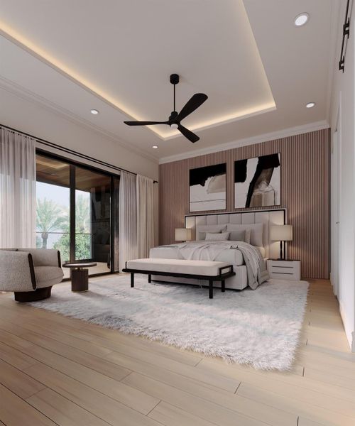 Furnished interior view inside a new home in , Houston (Image 6).