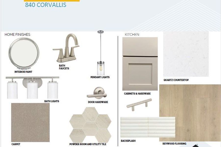 Sample of building materials used in homes in Cedar Brook, Leander (Image 20). Sample of building materials used in homes in Cedar Brook, Leander (Image 20).