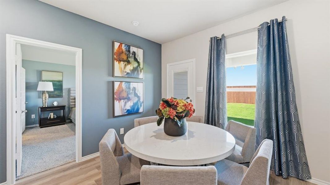 Furnished interior view inside a new home in Lonestar at Liberty Trails, Fort Worth (Image 18).