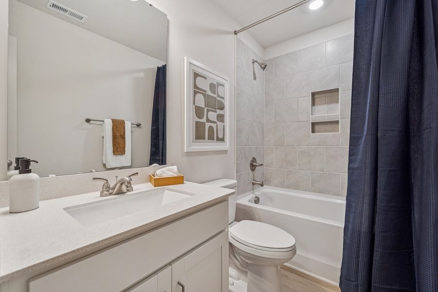 Representative furnished interior of a home built from the Cannalily - Genesis Value Collection by Mungo Homes in Westview, Charlotte (Image 9).