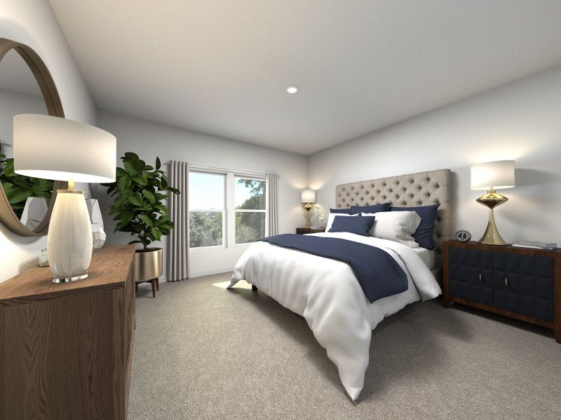 Furnished interior view inside a new home in Cypress Meadows - Signature Series, Jacksonville (Image 6). Furnished interior view inside a new home in Cypress Meadows - Signature Series, Jacksonville (Image 6).