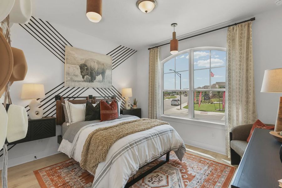 Representative furnished interior of a home built from the Branford by Chesmar Homes in Highland Village, Georgetown (Image 5).