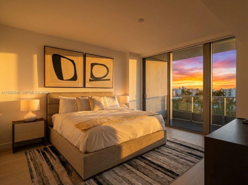 Furnished interior view inside a new home in , Bay Harbor Islands (Image 21).