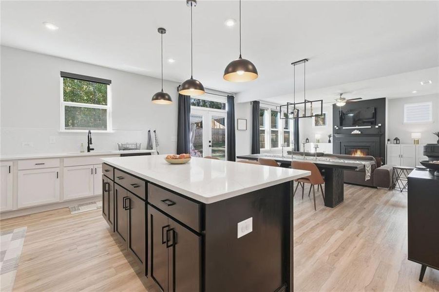 Furnished interior view inside a new home in Riverwood, Dallas (Image 15).