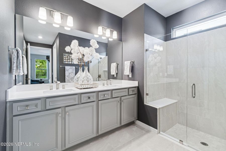 Furnished interior view inside a new home in , St. Augustine (Image 63).