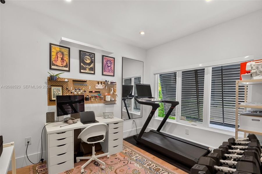 Furnished interior view inside a new home in , Miami (Image 13).