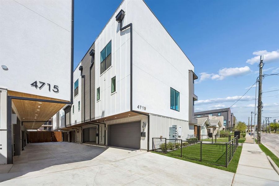 Exterior details and patio area of a home in , Dallas (Image 24). Exterior details and patio area of a home in , Dallas (Image 24).