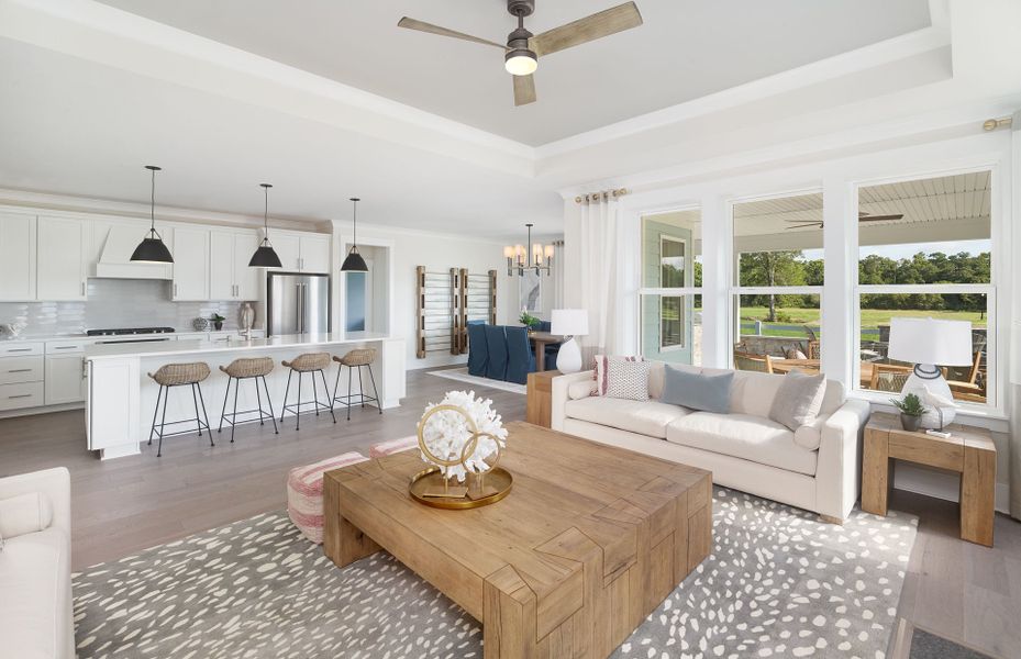 Furnished interior view inside a new home in Del Webb North Myrtle Beach, Myrtle Beach (Image 12).