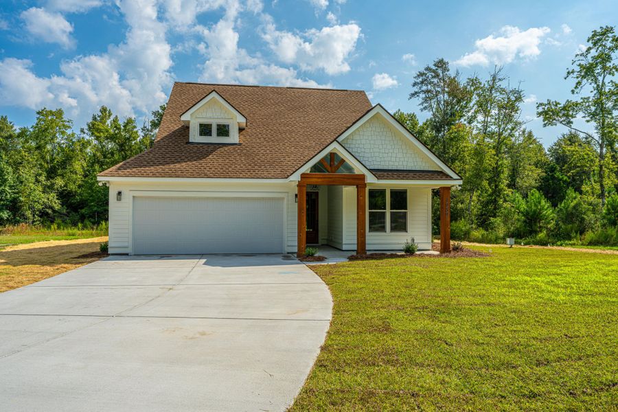 Front exterior of a new home in , McClellanville, SC, highlighting curb appeal (Image 27).