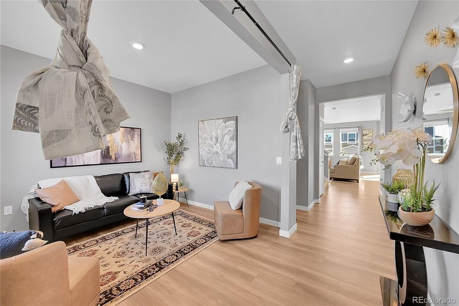 Furnished interior view inside a new home in , Parker (Image 10). Furnished interior view inside a new home in , Parker (Image 10).