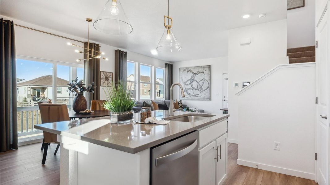 Furnished interior view inside a new home in Revere at Johnstown, Johnstown (Image 12). Furnished interior view inside a new home in Revere at Johnstown, Johnstown (Image 12).