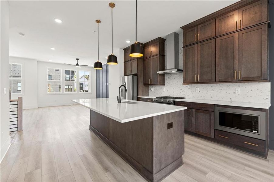 Furnished interior view inside a new home in The Gathering Alpharetta, Alpharetta (Image 10).