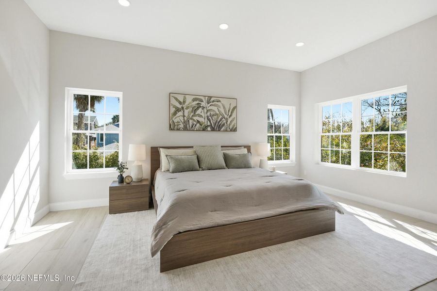 Furnished interior view inside a new home in , Atlantic Beach (Image 13).