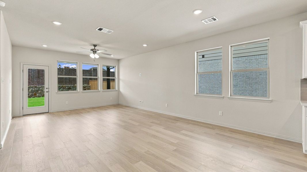 Furnished interior view inside a new home in Westridge Journey, McKinney (Image 8).