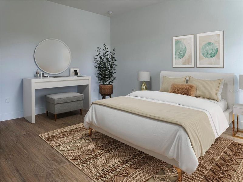 Furnished interior view inside a new home in , Orlando (Image 3).