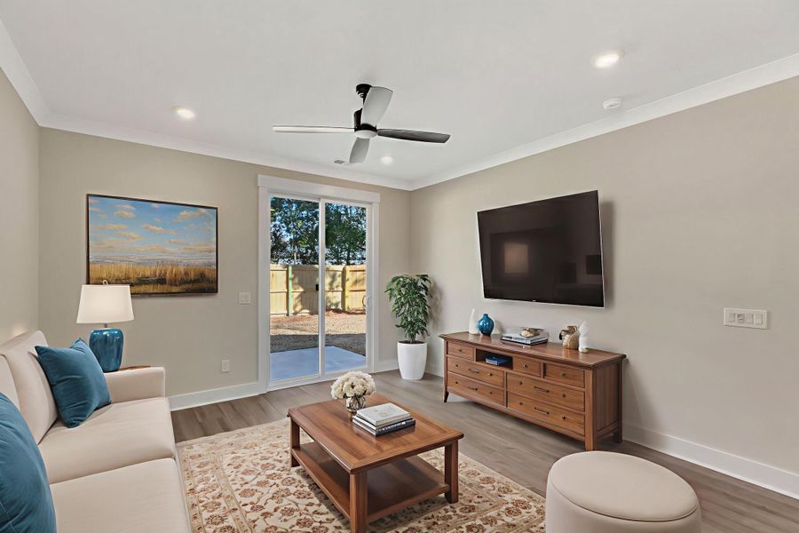 Furnished interior view inside a new home in , Charleston (Image 10).