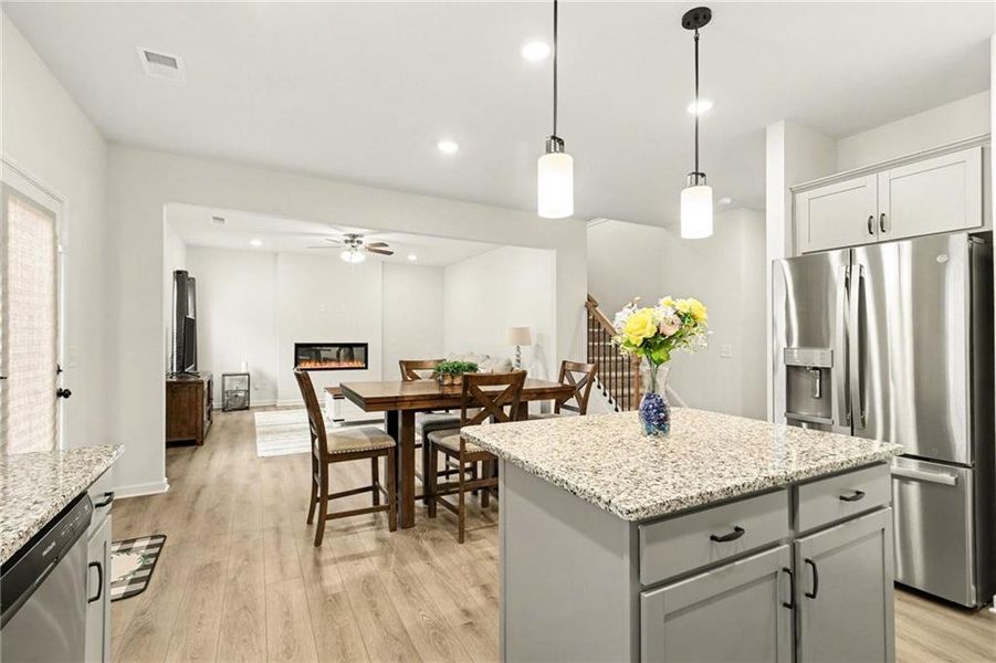 Furnished interior view inside a new home in Morgan Landing, Carrollton (Image 7).