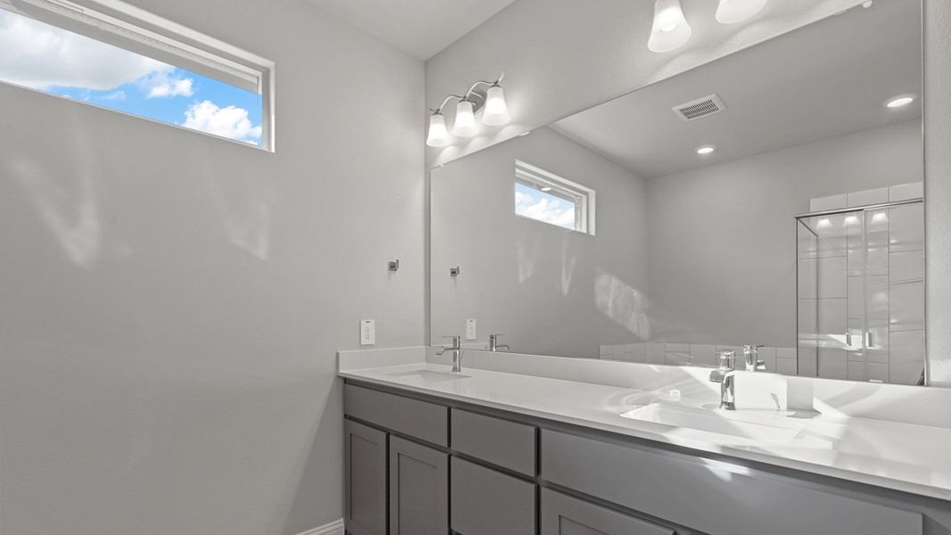 Furnished interior view inside a new home in Treeline, Justin (Image 13).