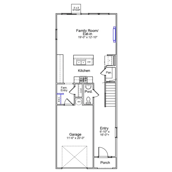 2D floor plan layout of this home in Laurinton Farms, Hopkins, SC (Image 3). 2D floor plan layout of this home in Laurinton Farms, Hopkins, SC (Image 3).