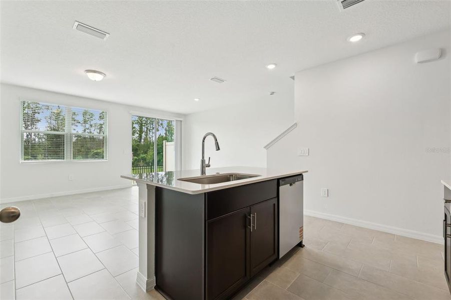 Furnished interior view inside a new home in Cagan Crossings West, Clermont (Image 12).