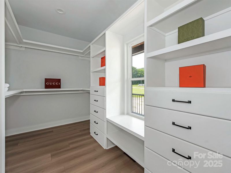 Portion of the Primary Closet