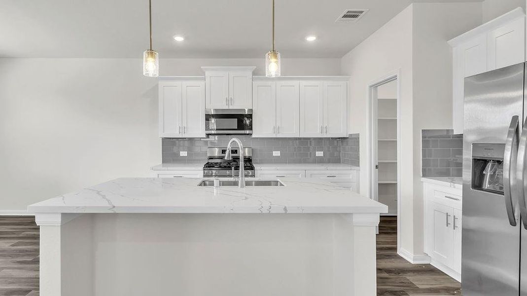 Furnished interior view inside a new home in Aldine Pines, Houston (Image 12).