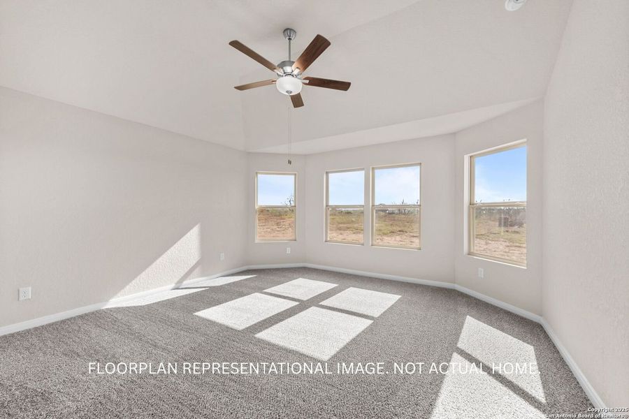 Spacious, unfurnished interior of a new home in Greenspoint Heights, Seguin (Image 12). Spacious, unfurnished interior of a new home in Greenspoint Heights, Seguin (Image 12).