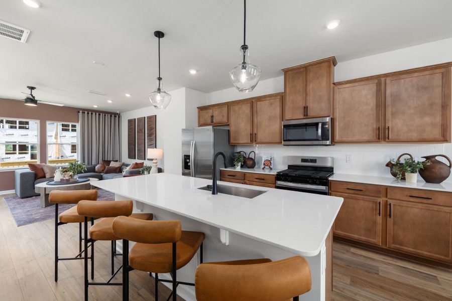 Representative furnished interior of a home built from the Broxton by Pulte Homes in Barclay Townes at The Pointe, Wilmington (Image 14). Representative furnished interior of a home built from the Broxton by Pulte Homes in Barclay Townes at The Pointe, Wilmington (Image 14).