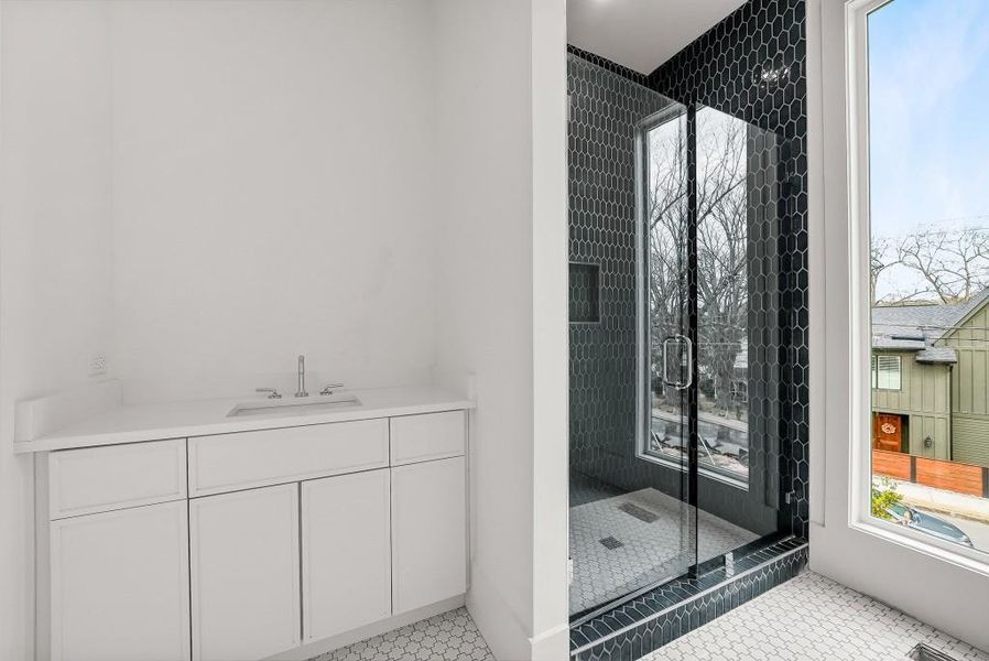 Furnished interior view inside a new home in , Atlanta (Image 11).