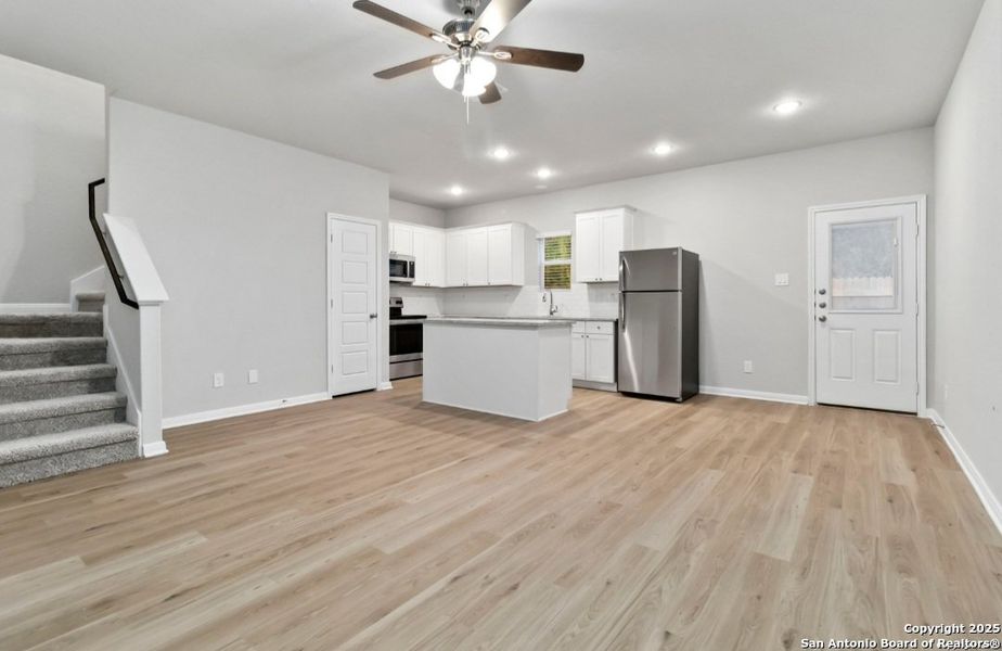 Spacious, unfurnished interior of a new home in , San Antonio (Image 15). Spacious, unfurnished interior of a new home in , San Antonio (Image 15).