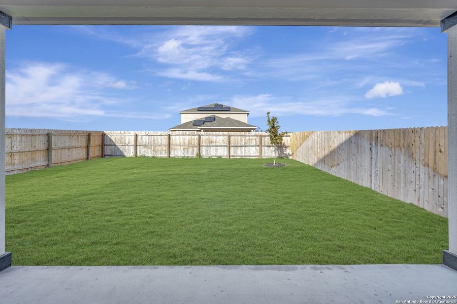 Exterior details and patio area of a home in Park Place, New Braunfels (Image 4). Exterior details and patio area of a home in Park Place, New Braunfels (Image 4).